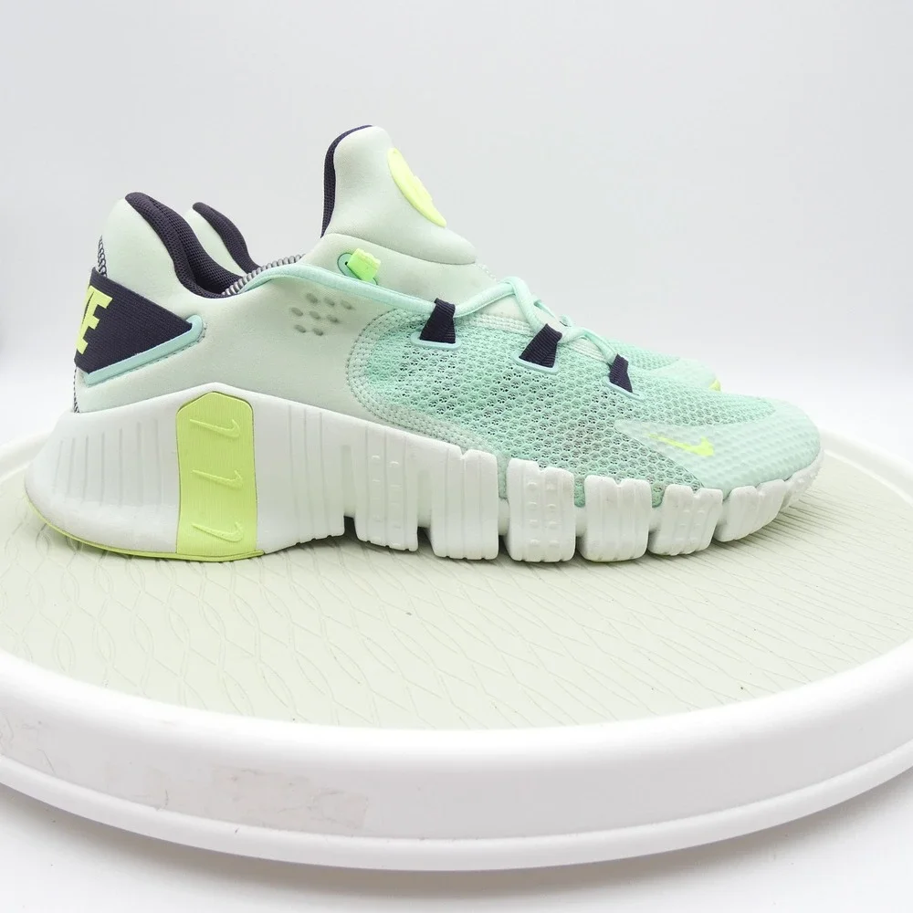 Nike Free Metcon 4 Barely Volt Enamel Green Training Shoes CT3886-300 Mens 12.5